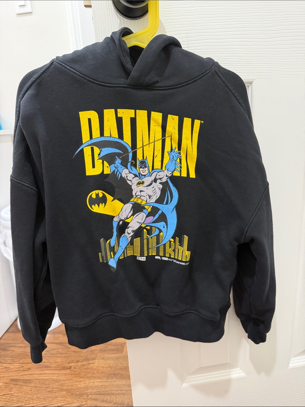 KITH Batman Graphic Black Hoodie Sweater